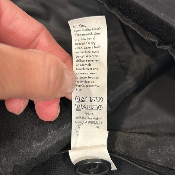 Spanx The Perfect Oversized Collarless Blazer Ponte Black XL - Picture 11 of 16